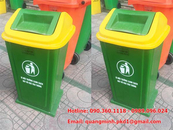 Thùng rác nhựa HDPE - Môi Trường Quang Minh - Công Ty TNHH Công Nghiệp Môi Trường Quang Minh
